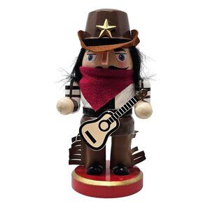 Cowboy Rancher Guitar Playing 7" Christmas Nutcracker